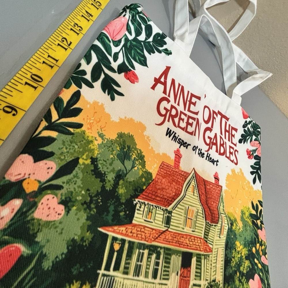 Anne Green Gables Reusable‎ Tote Bag Shopping Grocery Travel Double Handles New - Picture 3 of 9